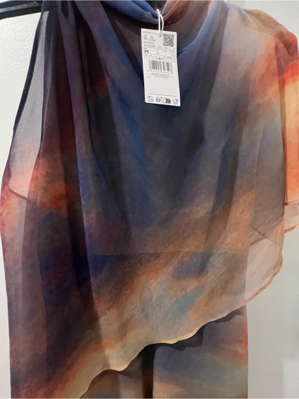 🥭 Mango 🌅 Ombre Maxi Dress in Orange and Blue - Picture 4 of 15